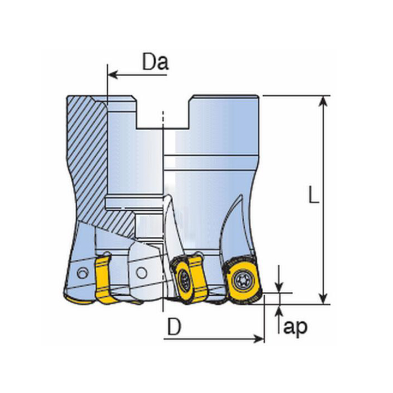  High FEED MILLE CUTTER